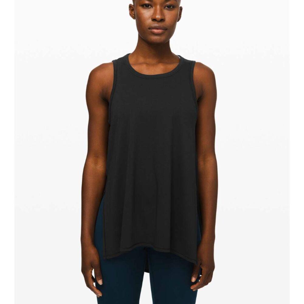 LULULEMON Long For Length Workout Tank‎ Black XS